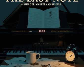 The Last Note Murder Mystery Game | Printable Escape Room (Instant Download)