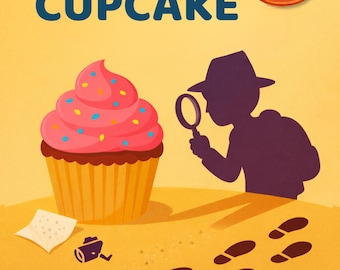 The Missing Cupcake | Kids Mystery Game + 1-Min Animated Story | Printable Detective Adventure | Classroom Activity | Instant Download