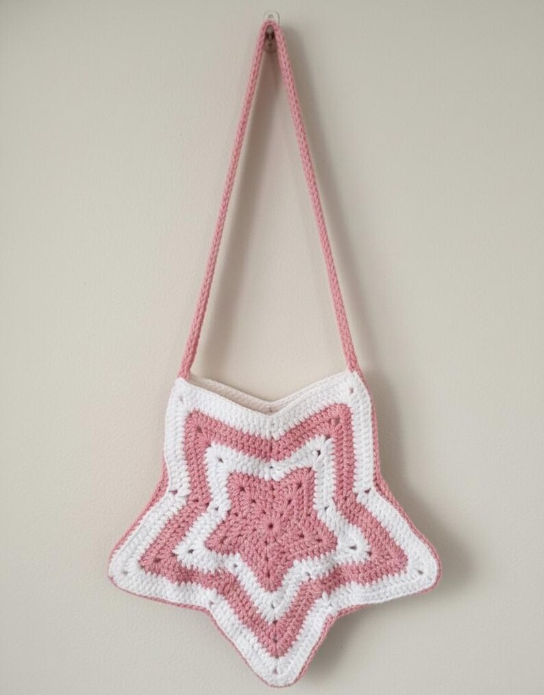 Star Pattern Bag Star-shaped Crochet Bag - Etsy