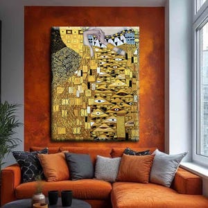 May include: A set of three ceramic mugs with a speckled, cream-colored glaze. Each mug features a different hand-painted floral design in shades of blue, green, and yellow. The mugs have a simple, rounded shape and a comfortable handle.