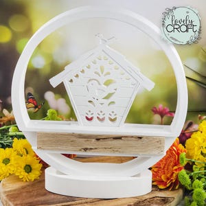 Silikon Gießform - Halter für Loop mit Klötzchen- und Einschieber Halter