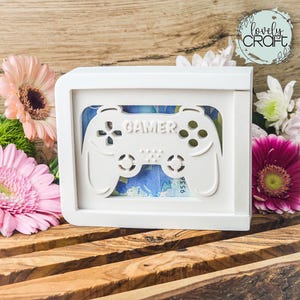 Silikon Gießform - Einschiebedeckel Geschenkbox Groß - Controller Gamer