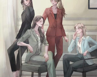 Novela ligera GL de 4 Elementos: Romance Yuri LGBTQ+ (Descarga en PDF) descarga instantánea