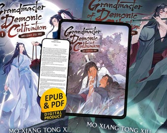 Novela ligera "Gran Maestro del Cultivo Demoníaco" (volúmenes 1-5) / EPUB y PDF en inglés / Descarga digital / danmei