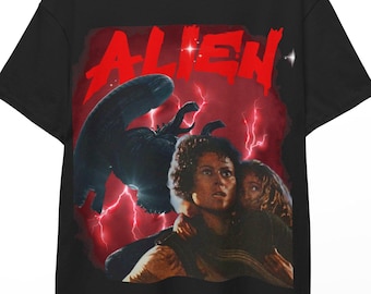 Alien Movie 1979s Poster T-Shirt | Sci-Fi Horror Graphic Tee,alien movie shirt,alien movie tee,alien movie vintage sweatshirt