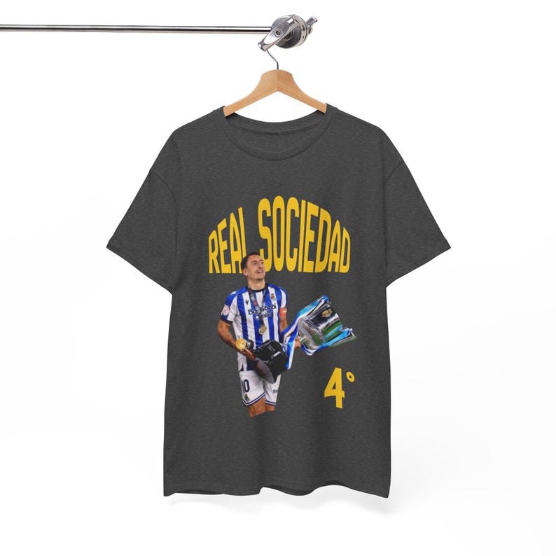 Real Sociedad Soccer champions 4 cups de espana tee, real sociedad shirt,90s real sociedad,2025/26 real sociedad tee image 11