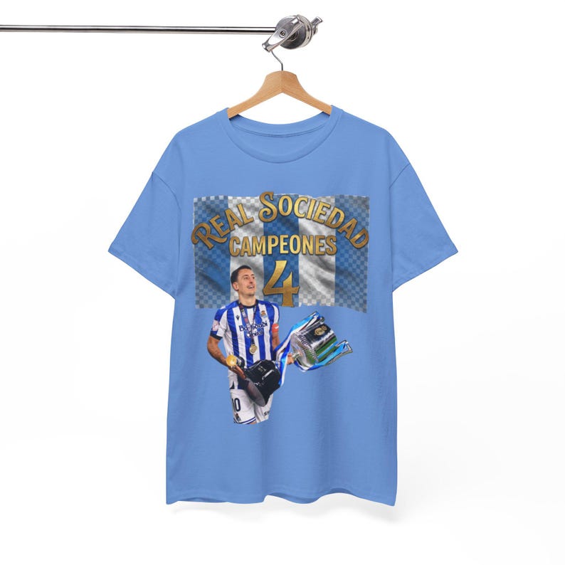 Real Sociedad Campeones 4 2025/26 Tee | Soccer Player Graphic Shirt,camiseda real sociedad champions,retro 90s real sociedad tee image 13