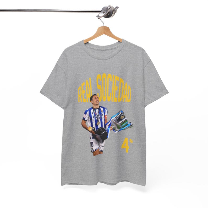 Real Sociedad Soccer champions 4 cups de espana tee, real sociedad shirt,90s real sociedad,2025/26 real sociedad tee image 7