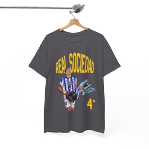 Real Sociedad Soccer champions 4 cups de espana tee, real sociedad shirt,90s real sociedad,2025/26 real sociedad tee image 13
