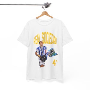 Real Sociedad Soccer champions 4 cups de espana tee, real sociedad shirt,90s real sociedad,2025/26 real sociedad tee image 3