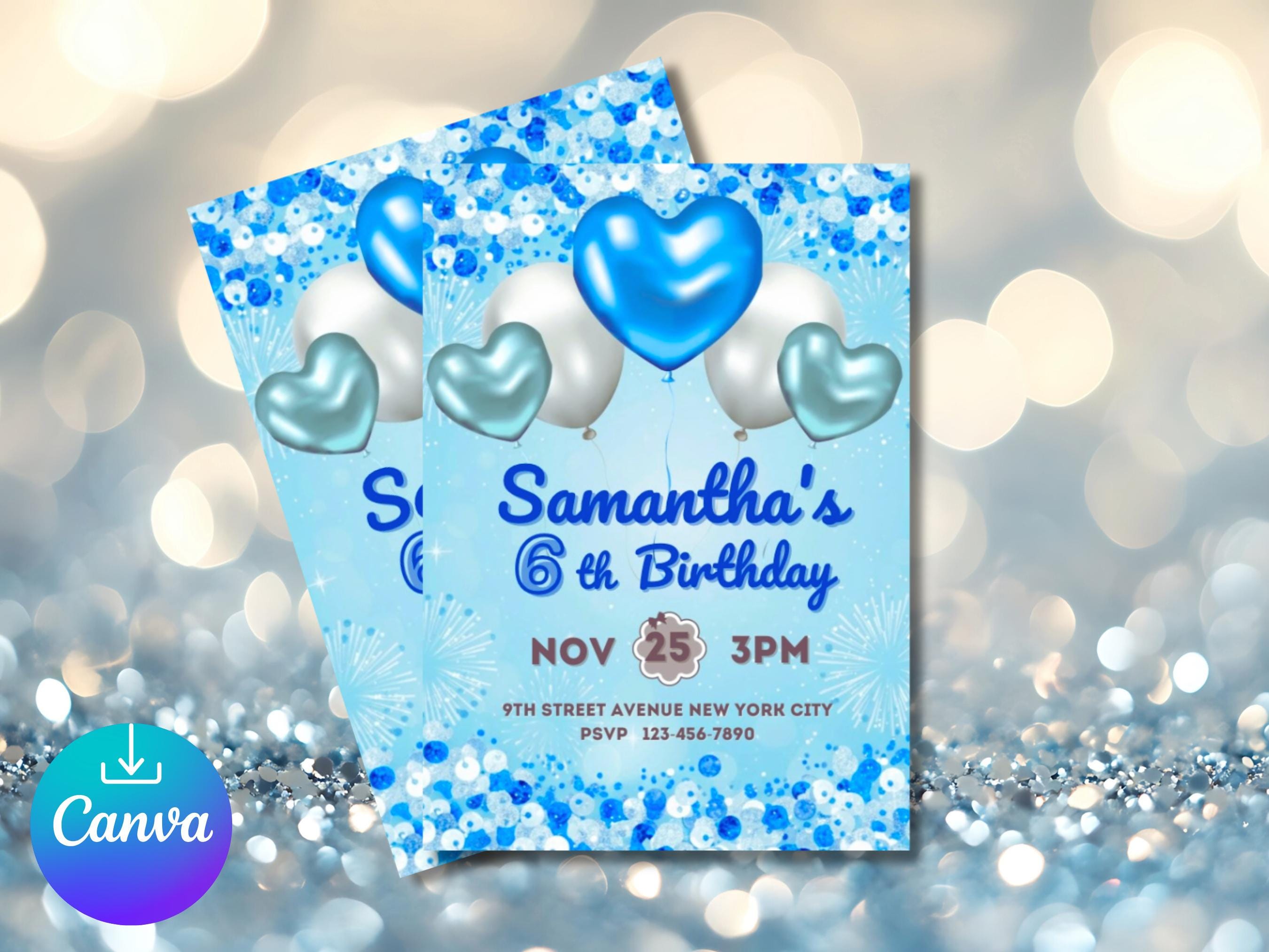 Invitación aguamarina - Etsy México, image size:2700x2025