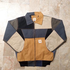 Carhartt パッチワークジャケット XL Carhartt patchwork jacket - Etsy 日本