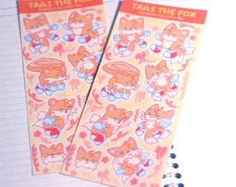 Tails the Fox - Foglio di adesivi