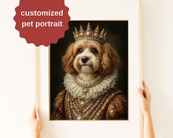 Retrato personalizado de mascota real a partir de una foto