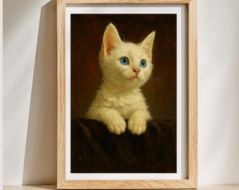 Custom Pet Portrait, Oil Painting, Painting From Photo