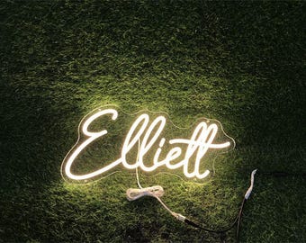 Custom Neon Name Signs | Neon LED Signs | Name Neon Sign | Custom LED Name Light for Nursery | Bedroom Light Signs | Baby Shower Gift