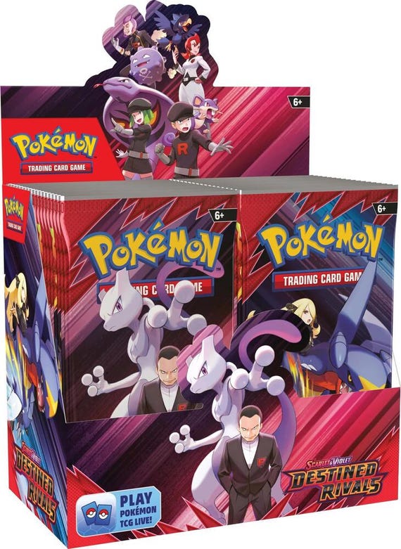 PCG “Destined Rivals(JPver)” – 3 BOX Set New Sealed Pokémon Destined Rivals Booster Box Team Rocket