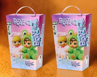 Portachiavi/ciondolo da collezione in peluche Bratz originali della serie Iconz, confezione a sorpresa.