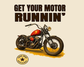 Vintage Motorcycle Shirt Chopper Biker Gift Custom Bike Rider Shirt