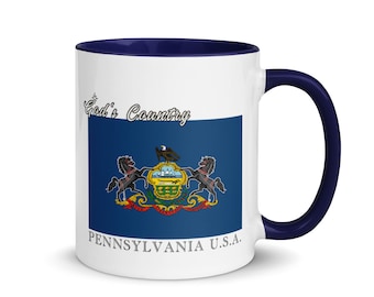 Pennsylvania State Flag Mug Keystone State Pride Gift