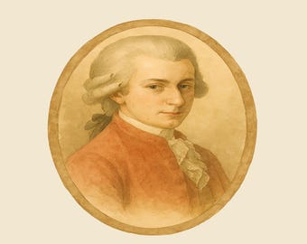 Mozart Shirt Classical Music Gift Composer Tee Music Lover
