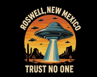 Roswell New Mexico Shirt UFO Alien Tee Trust No One Conspiracy Gift