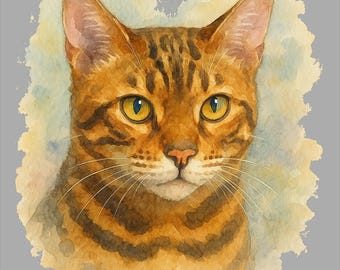 Bengal Cat T Shirt Gift for Cat Lovers