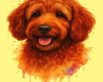 Labradoodle T Shirt Dog Lover Gift Labradoodle Portrait Tee