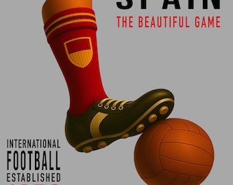 Vintage Spain Football Shirt