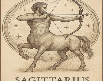 Sagittarius Zodiac T Shirt Star Sign Gift Astrology Shirt