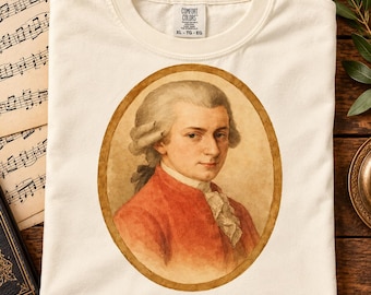 Mozart-skjorta klassisk musik kompositör musiker musiklärare gåva