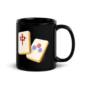 Mah Jongg-cadeaumok East Wind Tile Koffiekopje voor mahjongspelers