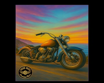 Vintage Chopper Shirt Custom Motorcycle Tee Old School Bike Rider Gift