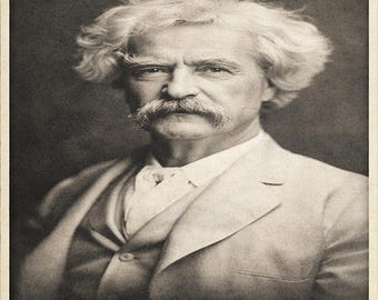 Camiseta de Mark Twain, regalo literario, camiseta de autor clásico, camiseta para amantes de los libros.