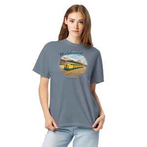 Wildwood NJ Boardwalk Tram Car Retro T-Shirt Jersey Shore Vintage Tee