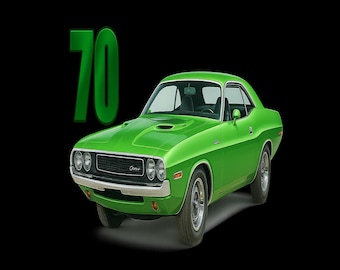 1970 Retro Car Guy Tee V8 Old School Hot Rod Shirt