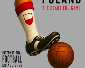Vintage Poland Football Shirt