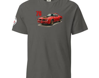 T-shirt Muscle Car de 1976 - V8 américain classique, style rétro des années 70