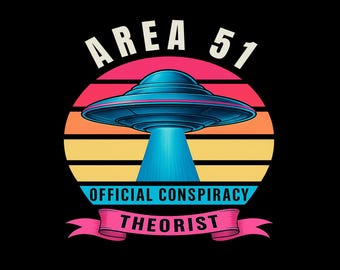 Koszulka retro UFO Strefa 51 Obcy Spisek Zabawny prezent Roswell