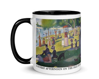 Fine Art Collector Mug – A Sunday Afternoon on La Grande Jatte – Seurat – Museum Art Gift