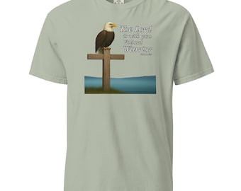 T-shirt Christian Eagle & Cross - Cadeau de foi biblique