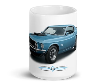 1969 Muscle Car Mug Vintage 60s Performance Coupe Gift for Car Guy