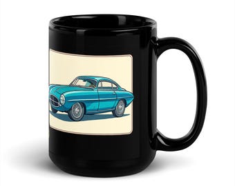 Vintage Italian Sports Car Mug 1962 Classic Coupe Retro Auto Gift
