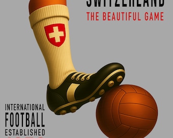 Vintage Switzerland Football Shirt