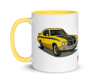 Mug jaune classique Muscle Car - Detroit Power Coffee Cup