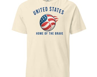 USA Soccer Shirt, 2026 World Football Fan Art, Red White and Blue Design