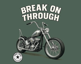 Motorcycle Gift Old School Chopper Mens Biker Shirt