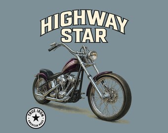 Chopper Motorcycle Shirt Vintage Biker Gift Custom Bike Rider Graphic
