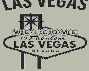Las Vegas Nevada signe touristique vintage des années 1960 T-shirt souvenir de voyage rétro