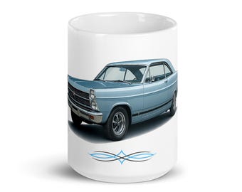 1966 Muscle Car Mug Classic American Coupe Gift for Car Enthusiast